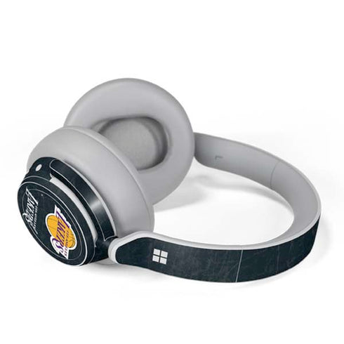 NBA Los Angeles Lakers Black Primary Logo Surface Headphones Skin